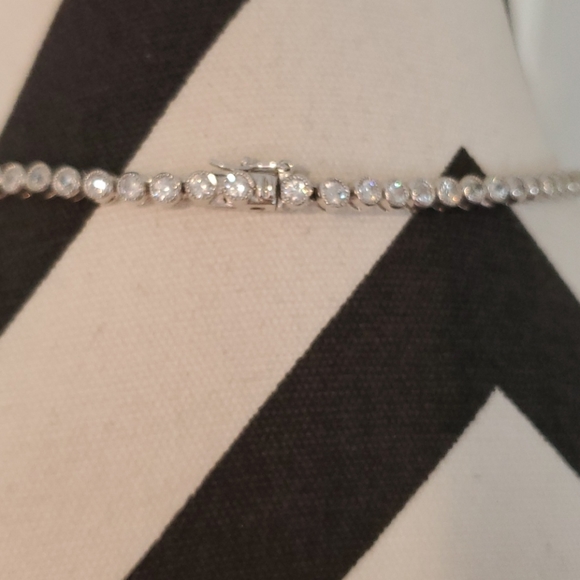 Cubic zirconia necklace - Picture 4 of 6